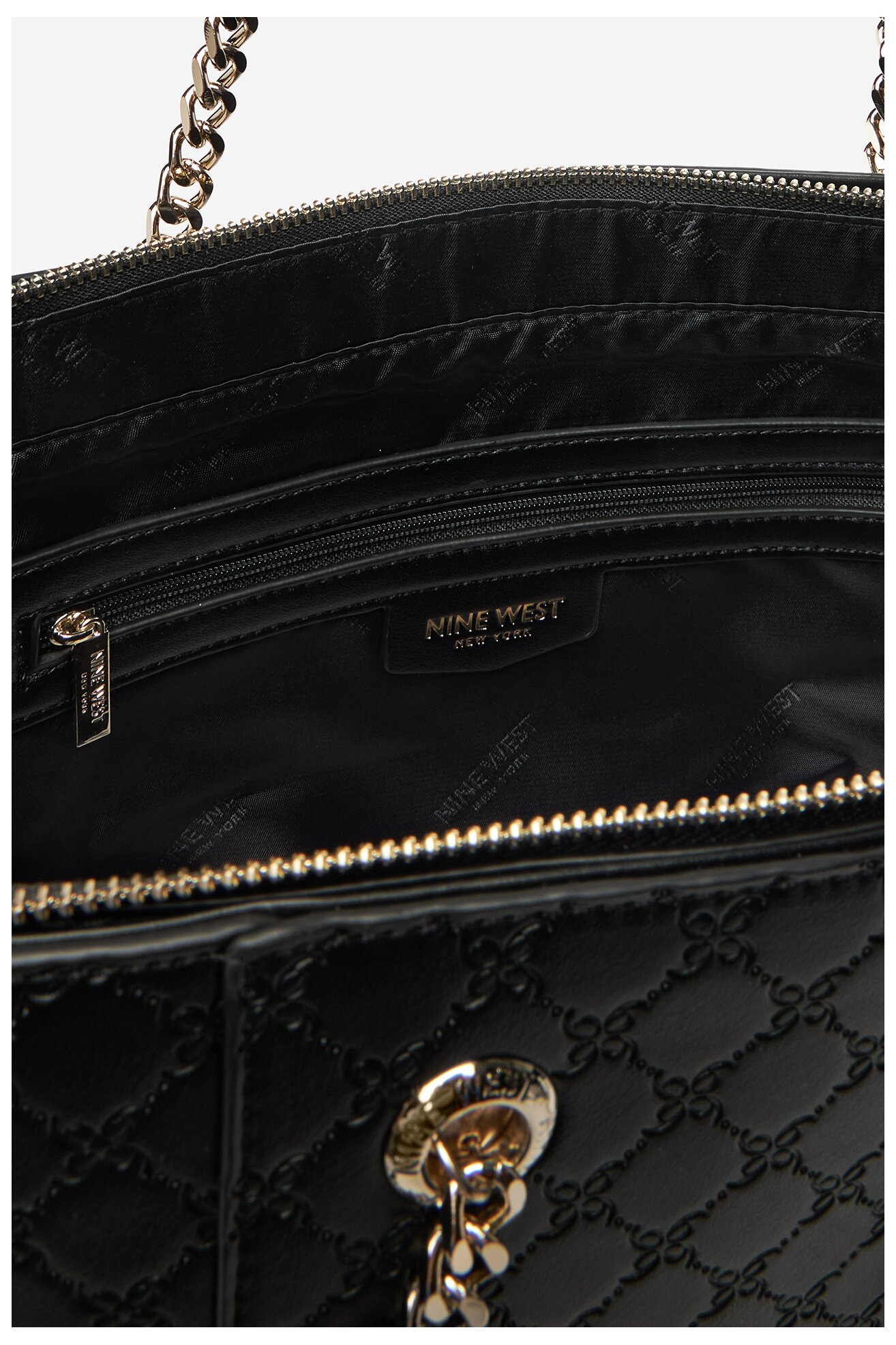 Kézitáska NINE WEST CEO-NEBRASKA-LDA8208A FEKETE