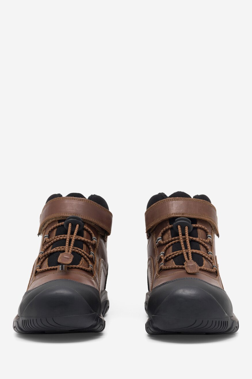 Lasocki Young - Trzewiki skórzane ocieplane - 5904862957340
