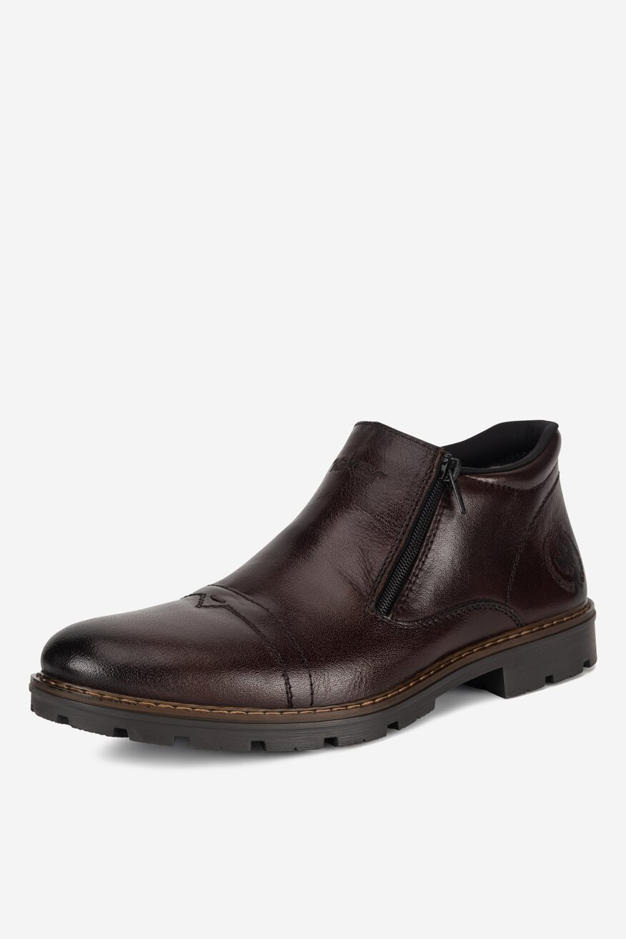 Rieker - Botki skórzane - 5905588795254