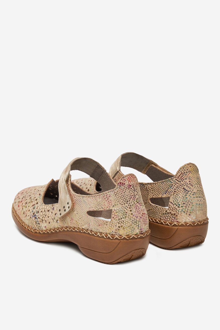 
                Rieker - Sandały skórzane - 5903698361659