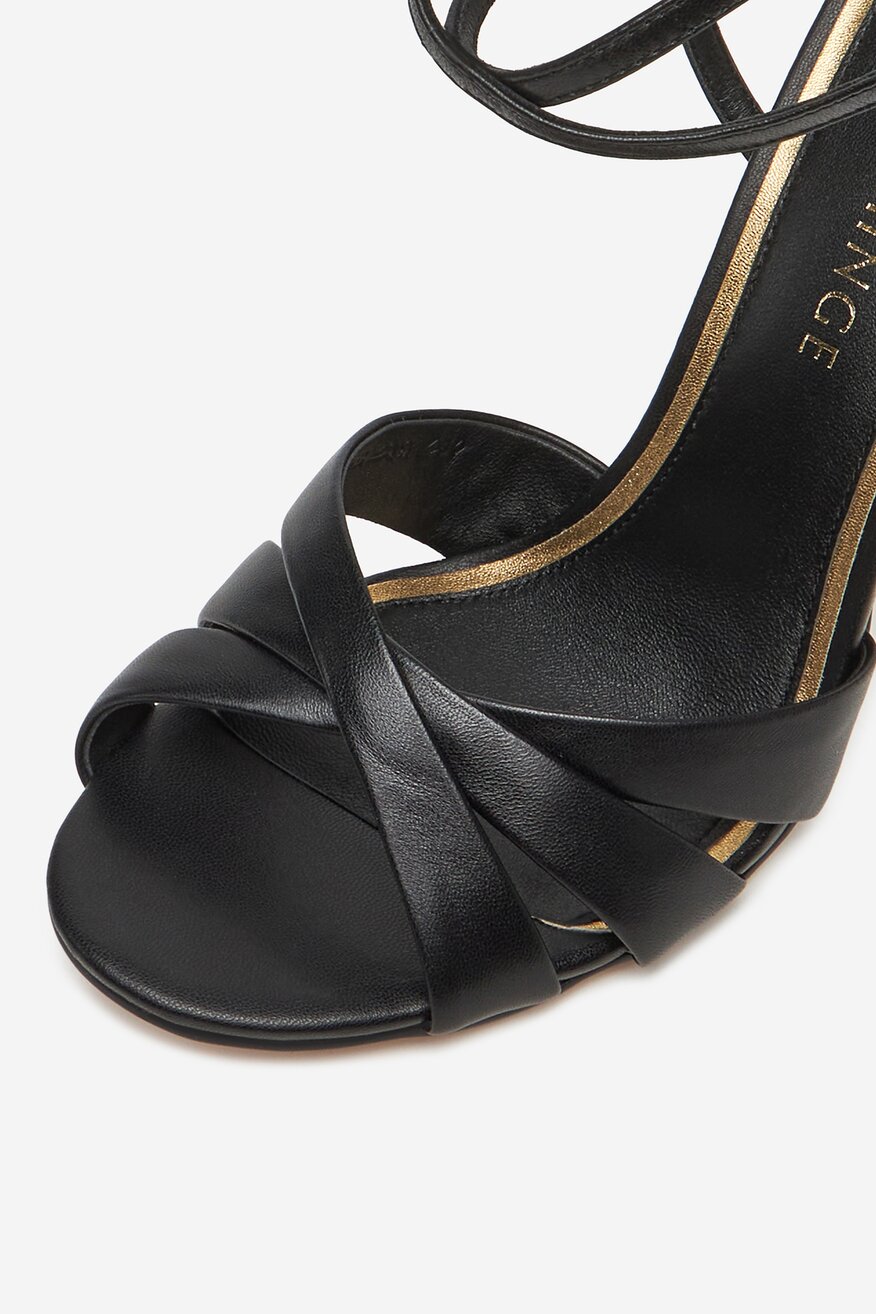 
                EVA MINGE - Sandały skórzane - 5903698024547