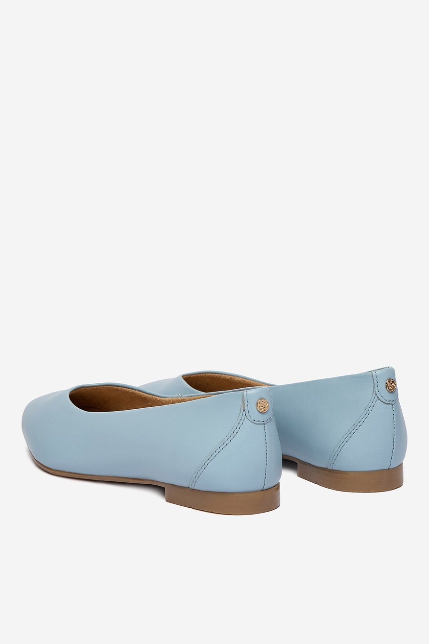 
                Lasocki - Baleriny skórzane - 5906751638361