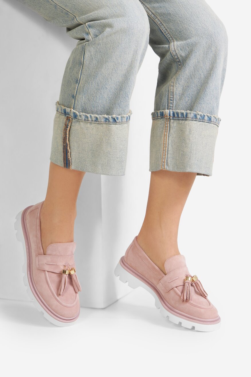Gino Rossi - Loafersy zamszowe - 5903698599786
