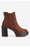 Botki NINE WEST WFA3374-1 Brązowy