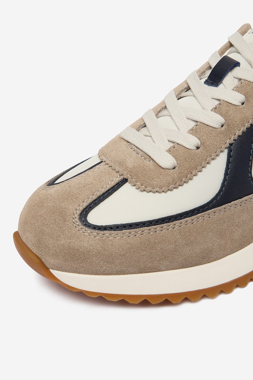 GUESS JEANS - Sneakersy skórzane - 5906751955598