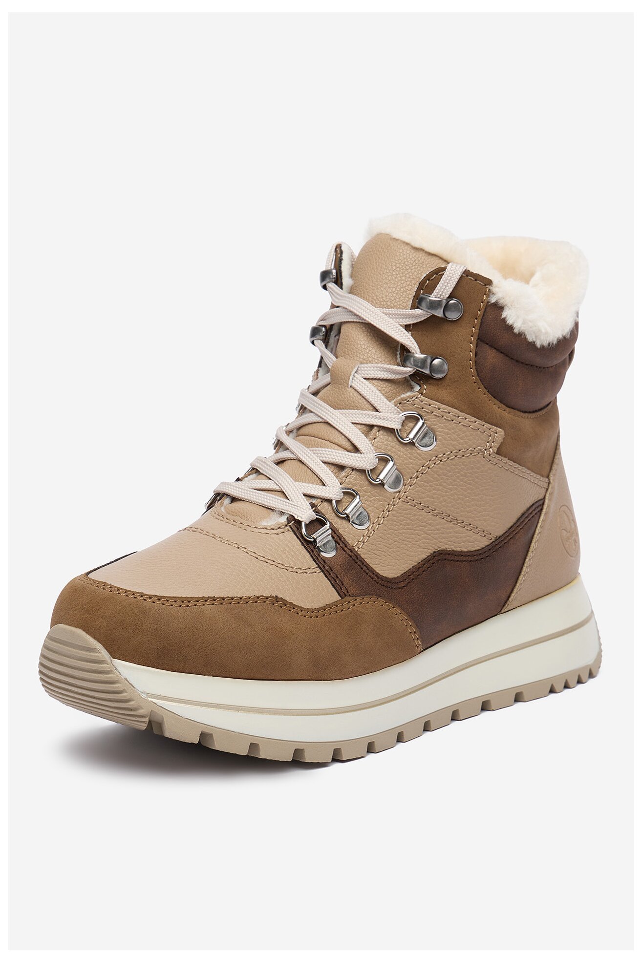 Trzewiki Rieker CEO-N4002-20 Beżowy