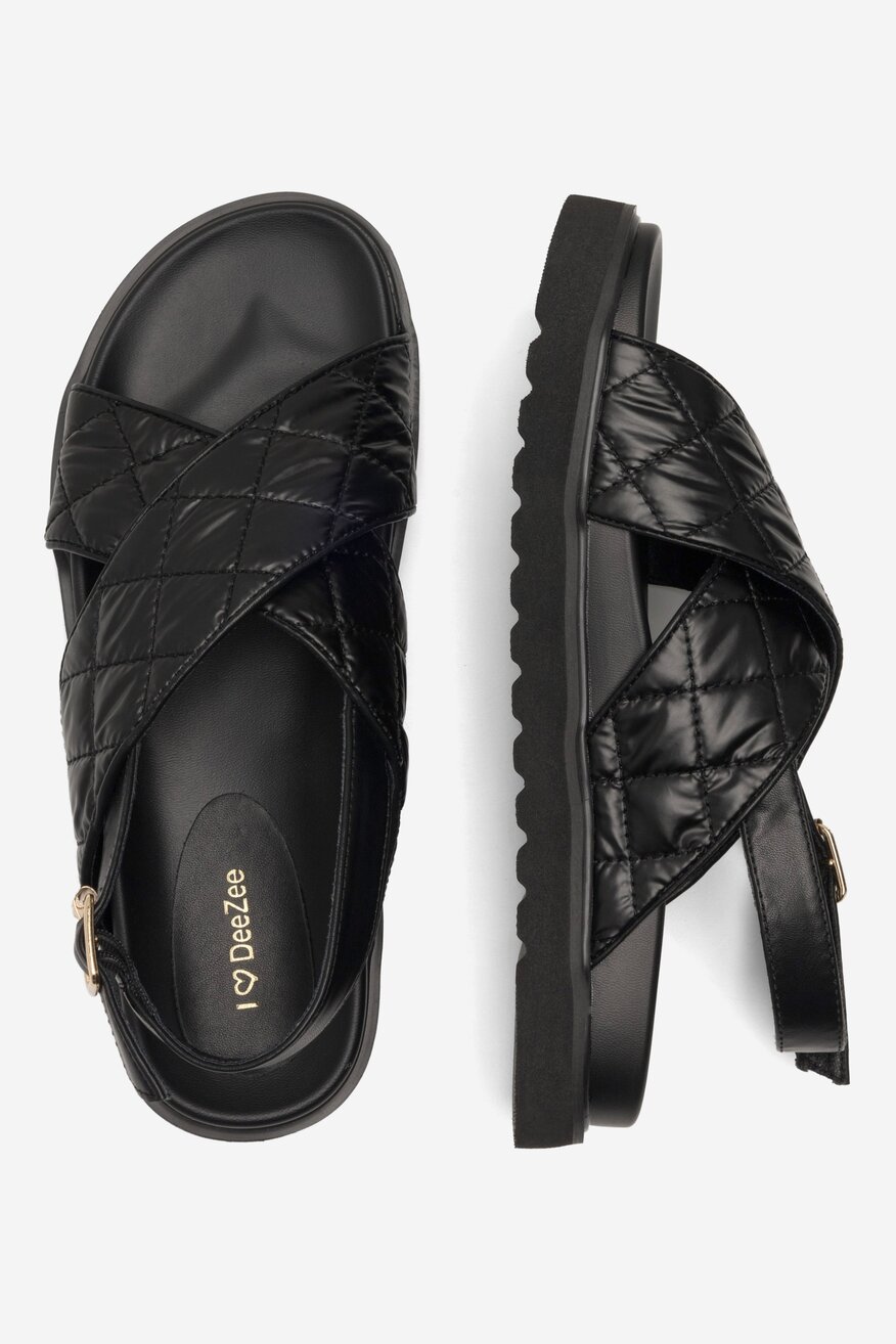 
                DeeZee - Sandały czarne - 5904862777108