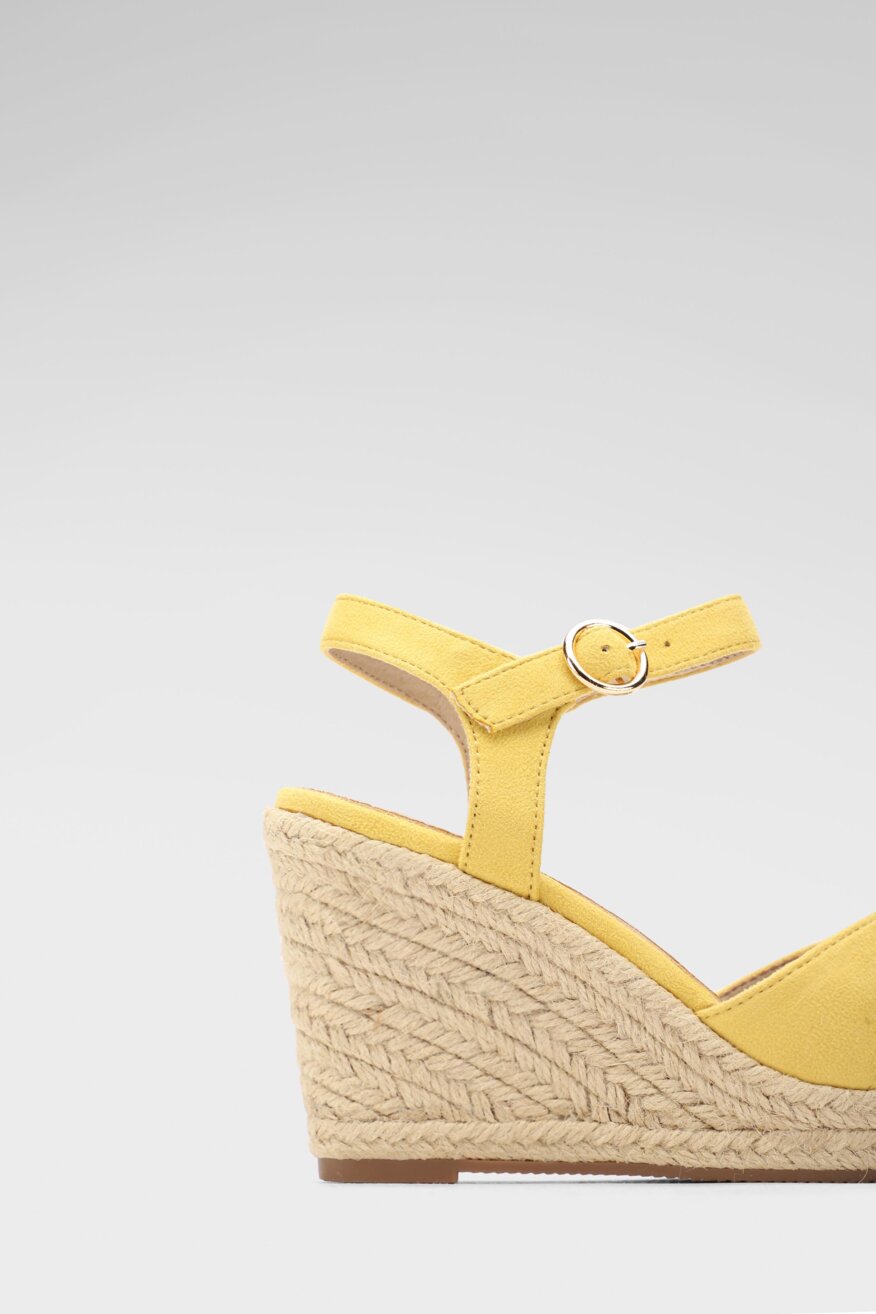 Jenny Fairy - Sandały na koturnie boho - 5903698385662