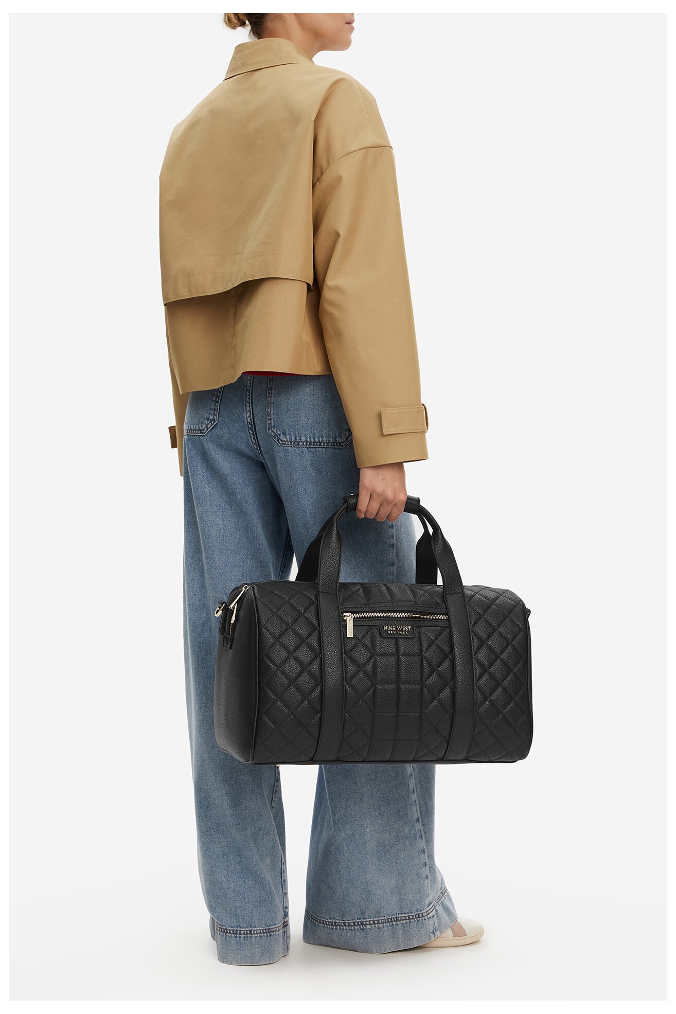 Kézitáska NINE WEST CEO-ELLIE-H241688 FEKETE