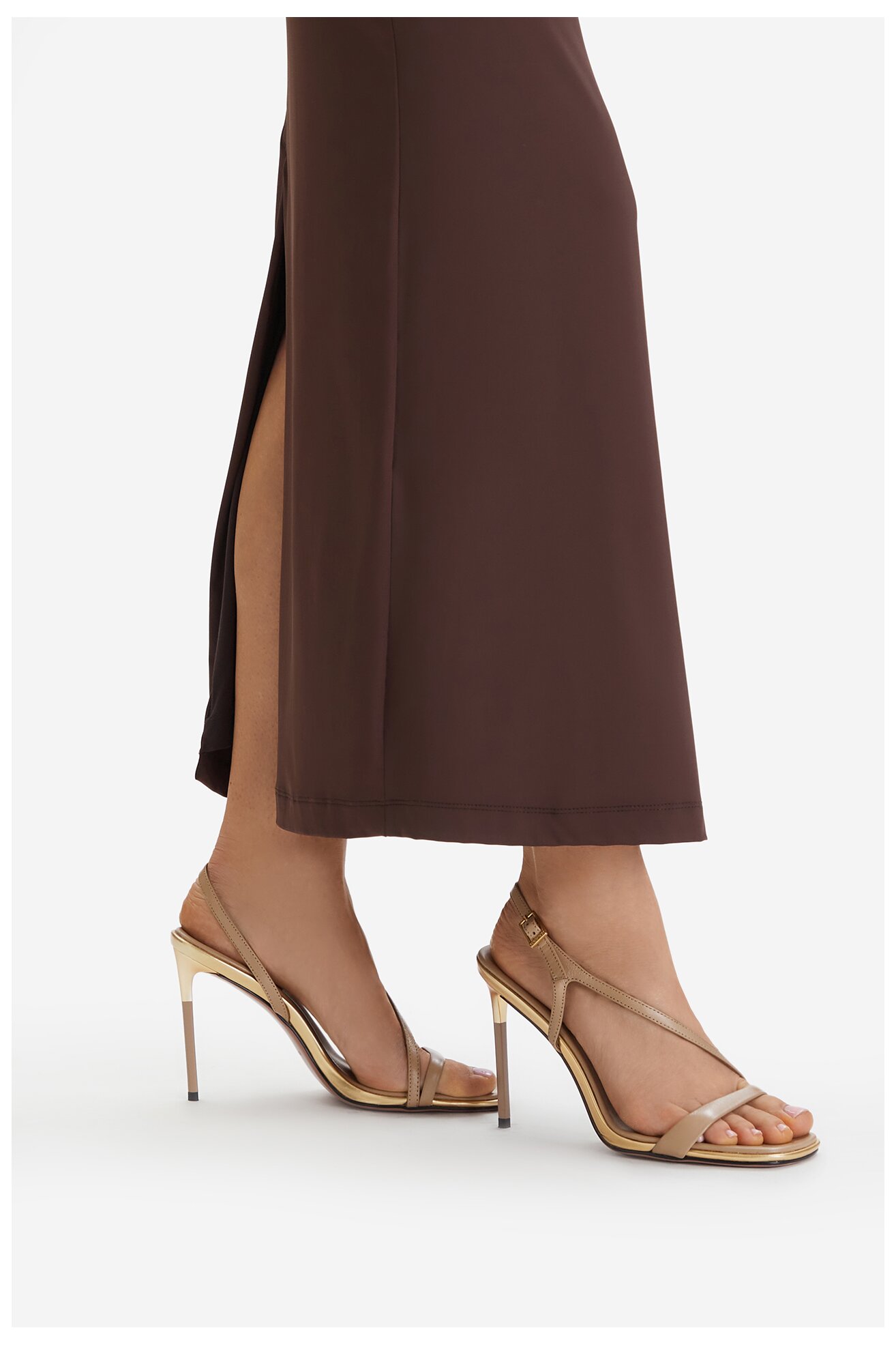 Sandały EVA MINGE ROSEMARY-LT1520-2 Beżowy ciemny