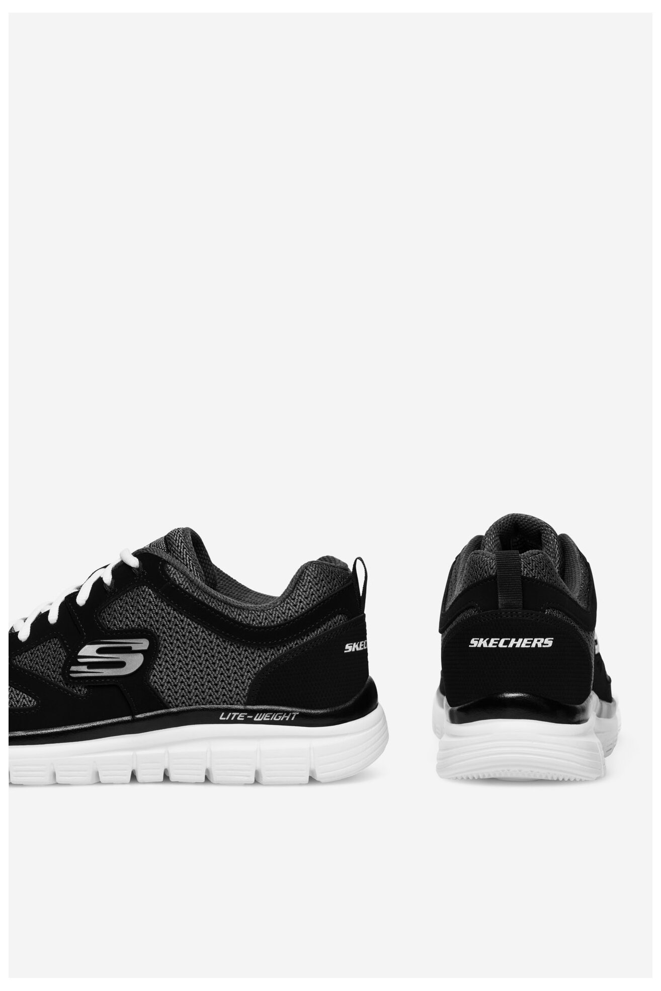 Încălțăminte sport Skechers BURNS AGOURA 52635 BKW NEGRU