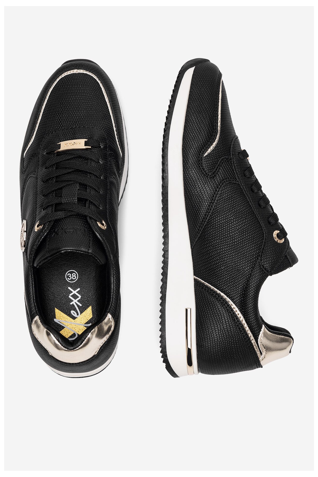 Sneakerși Mexx MI001008043W NEGRU