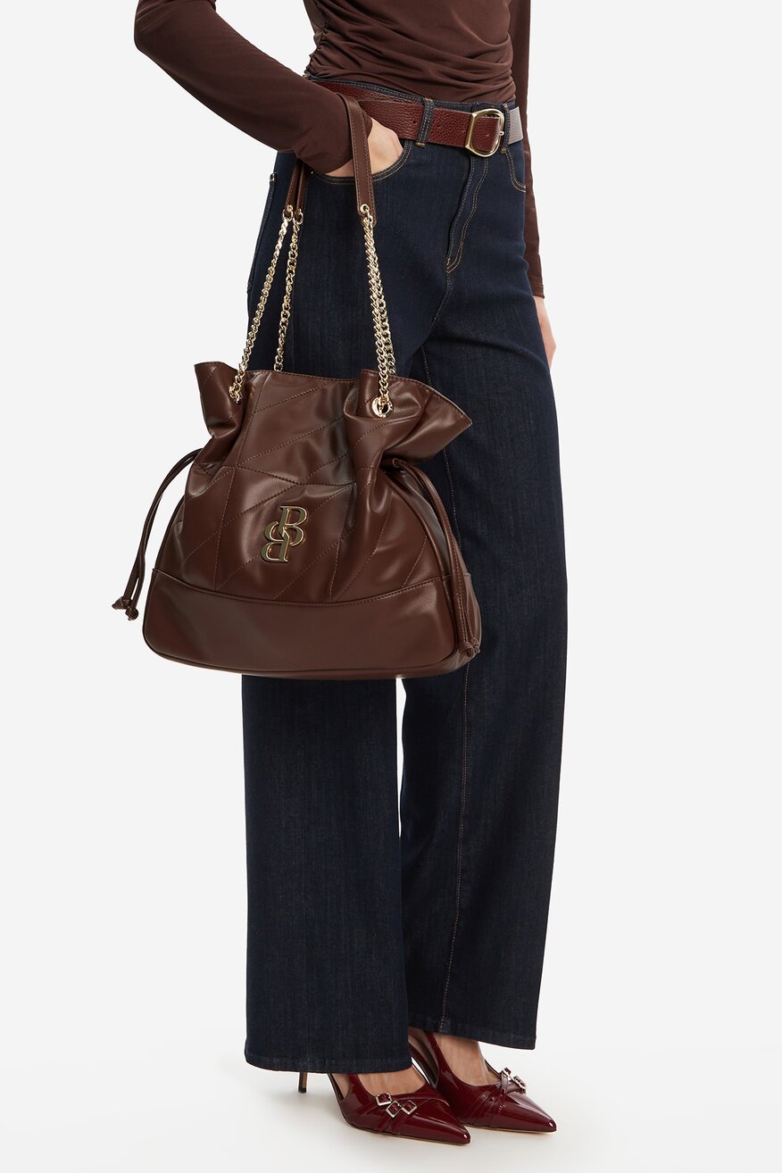 Kézitáska Badura SÖTÉTBARNA - 5906751285411