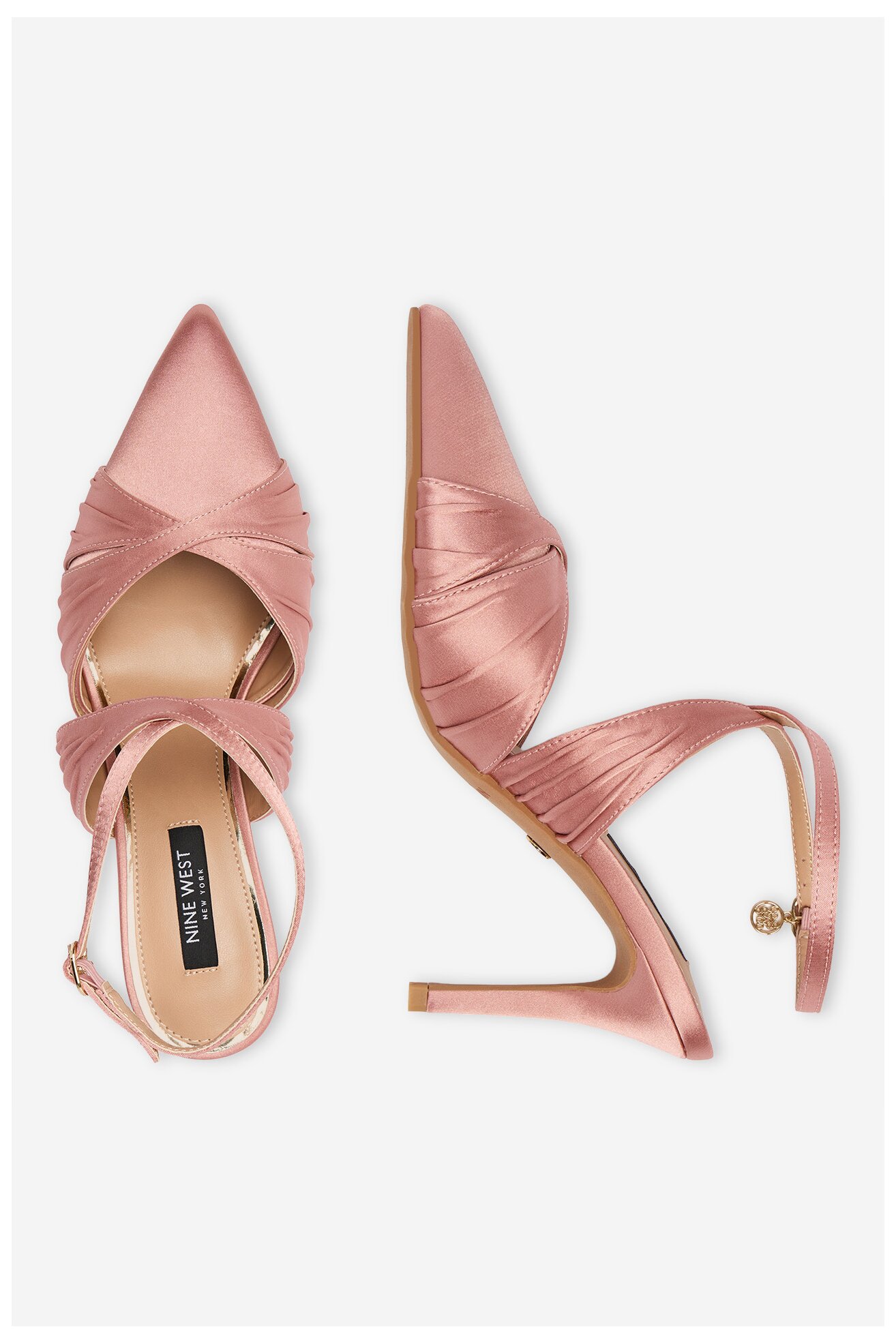 Cipele na štiklu NINE WEST CEO-259-73 02 ROZE