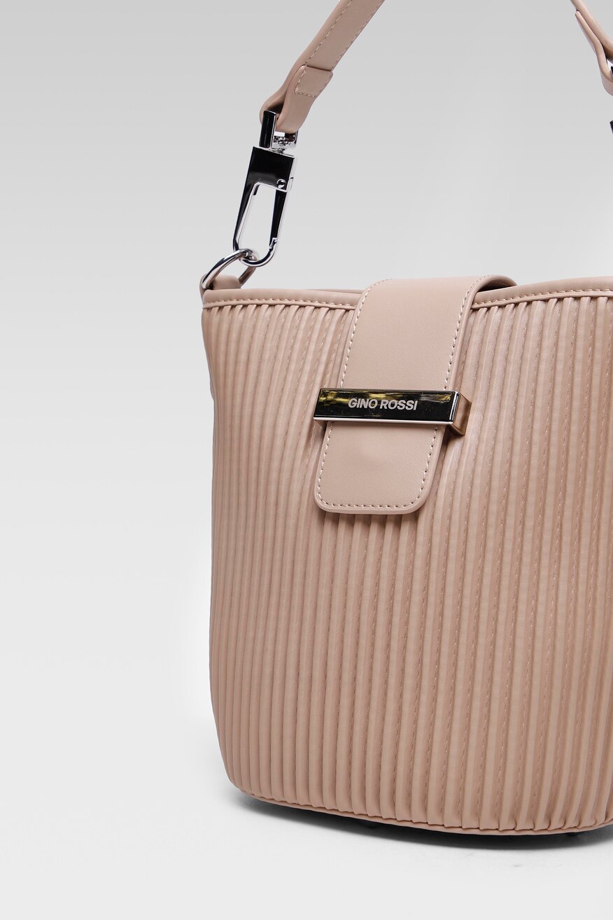 
                Gino Rossi - Torebka skórzane beżowe - 5904248076757