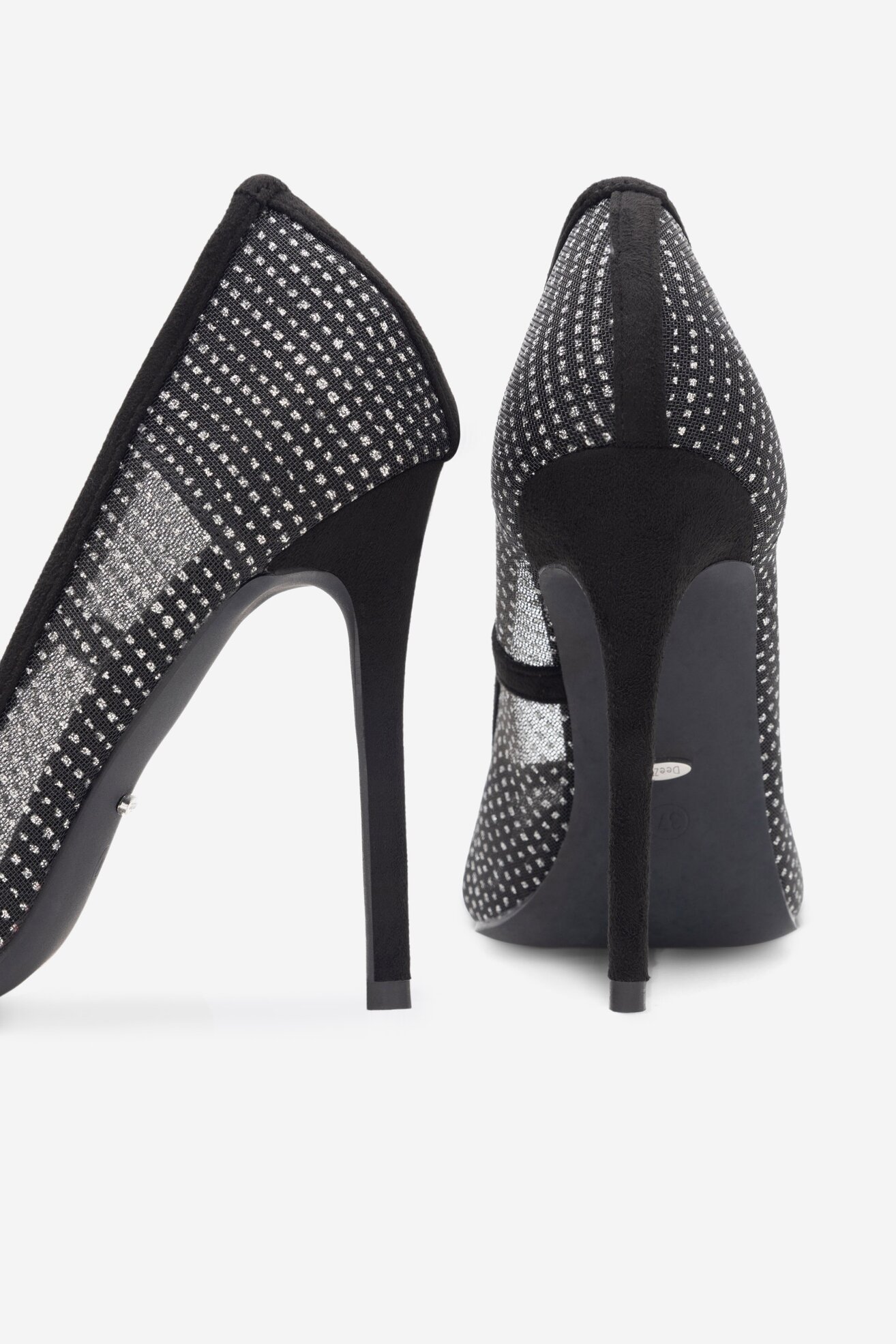 Czółenka DeeZee JENNIFER KL-HT92831-78 Czarny