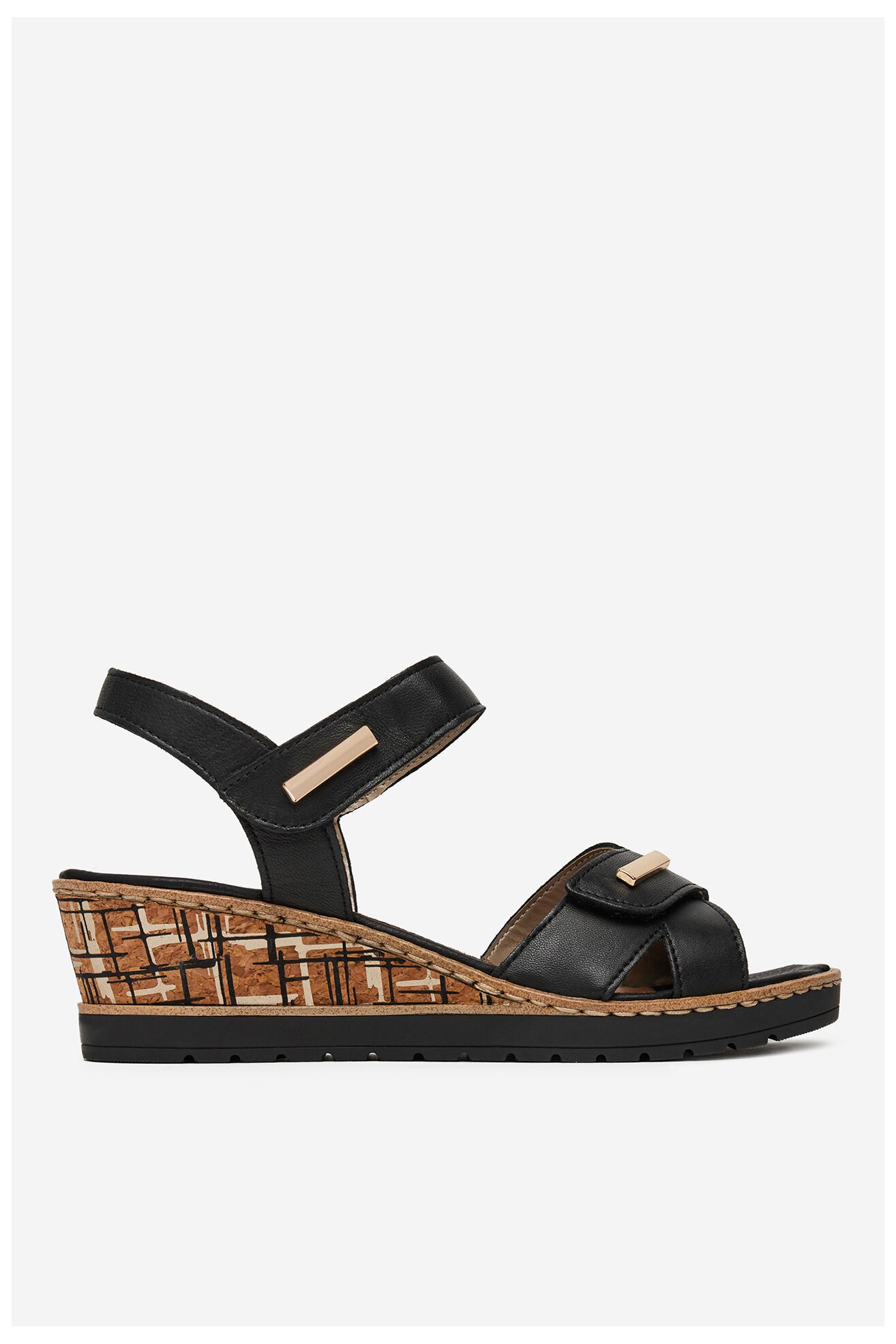 Sandały Remonte R6266-00 Czarny