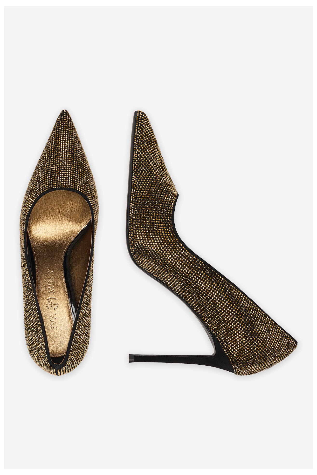 Czółenka EVA MINGE EO-LUISA-LT9058-8 Złoty