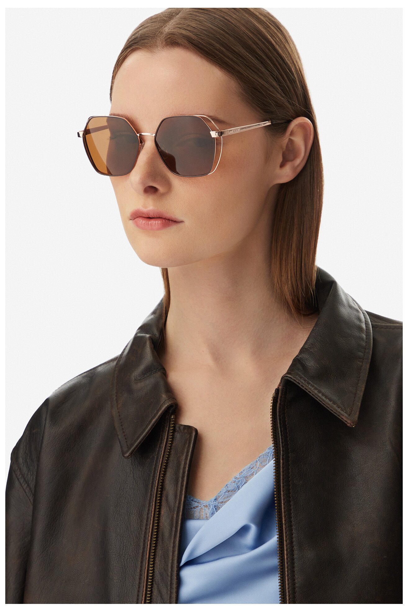 Okulary damskie NINE WEST CEO-NW55240S Brązowy