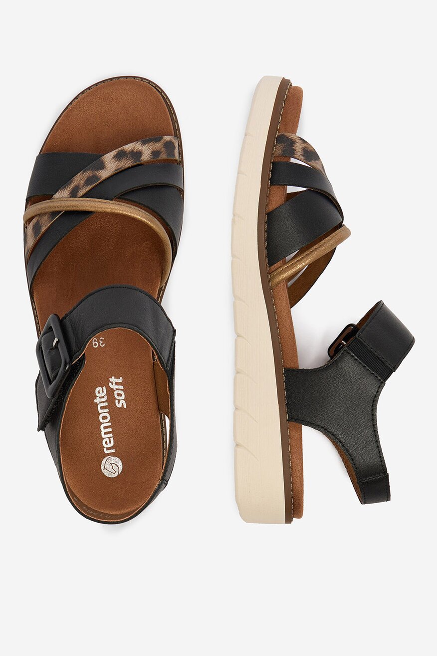 Remonte - Sandały skórzane - 5906751789575
