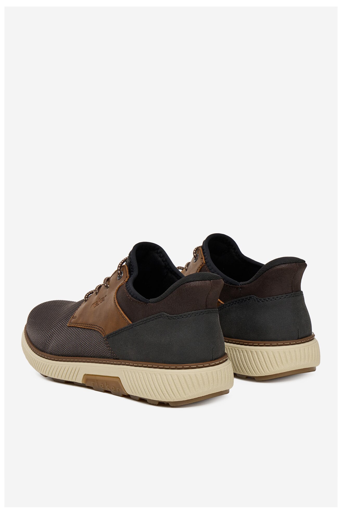 Półbuty Rieker B3357-25 Brązowy