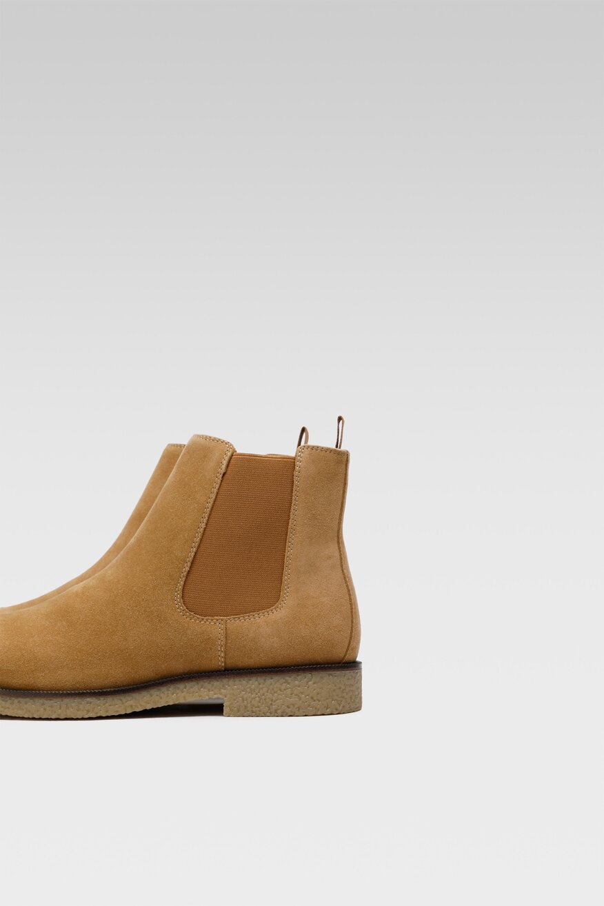 
                Gino Rossi - Skórzane botki beżowe - 5904862390710