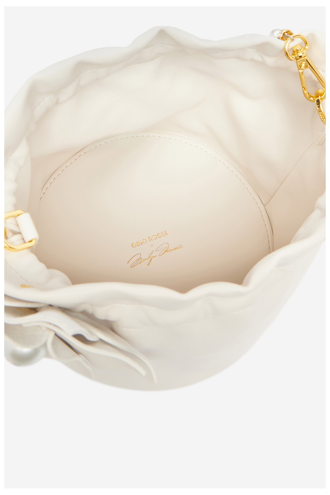 Torebka Gino Rossi EO-ROSE-LA224-19454 Złamana biel