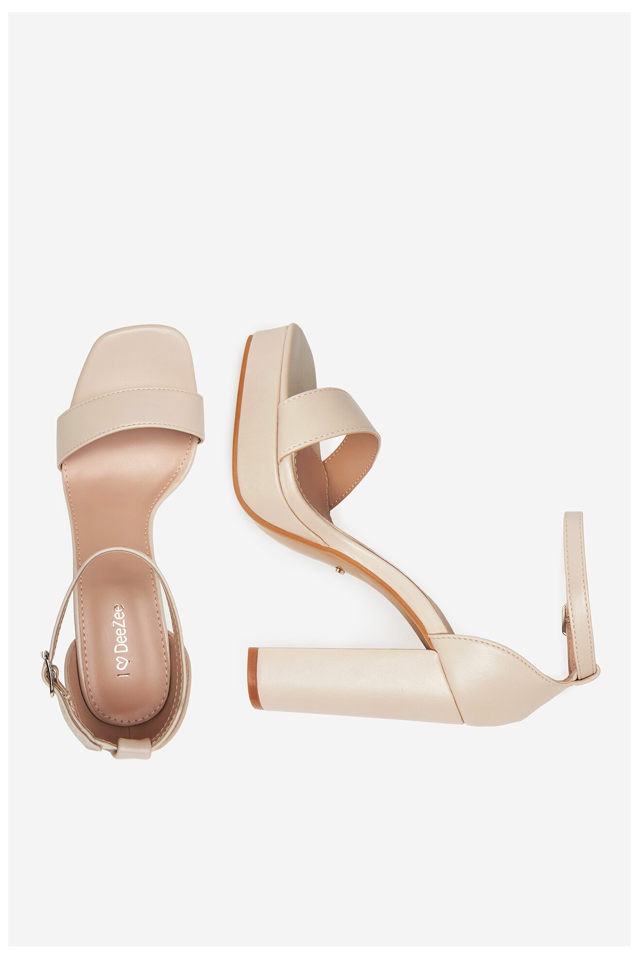 Sandały DeeZee LE601-19 Beżowy