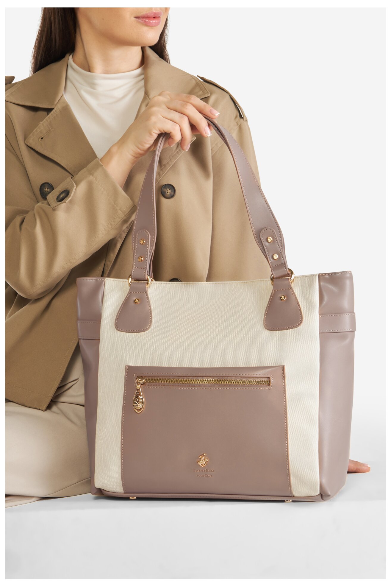 Torebka Beverly Hills Polo Club BHPC-C-002-07 Różowy