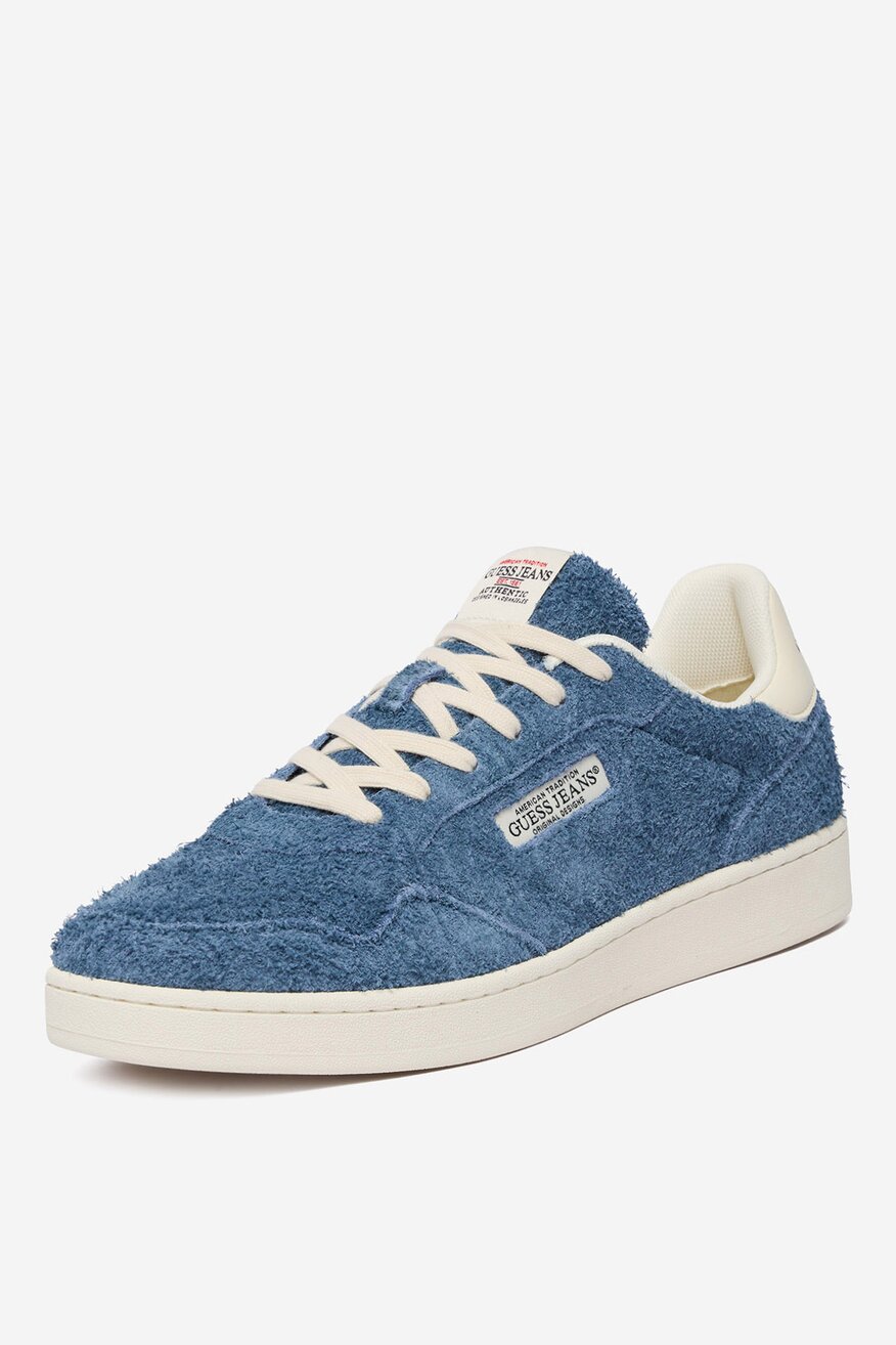 
                GUESS JEANS - Sneakersy skórzane - 5906751657331