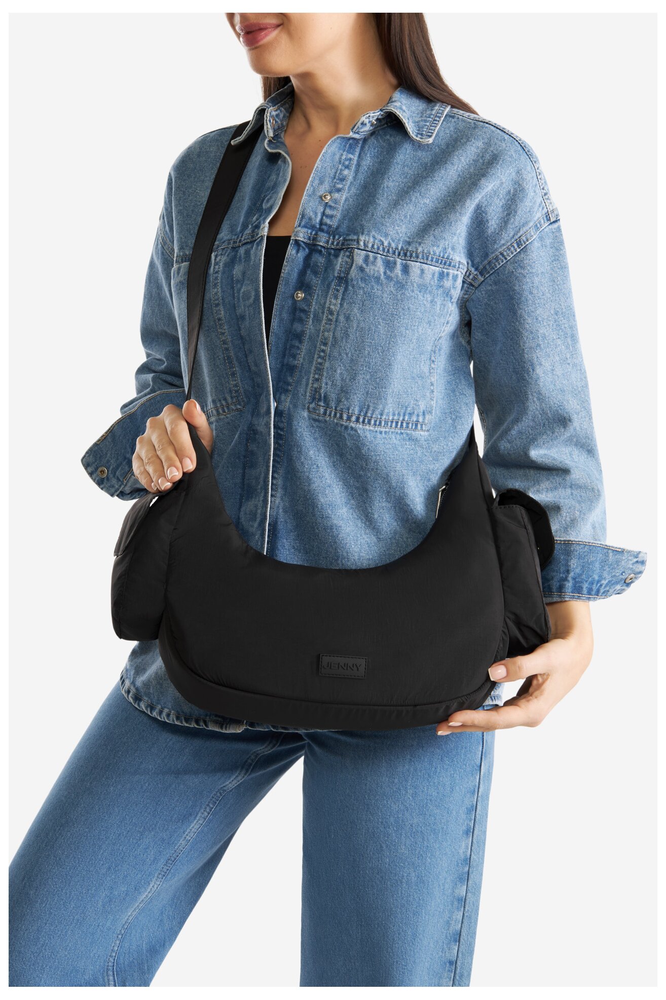 Geantă de mână Jenny JNY-M-007-07 NEGRU