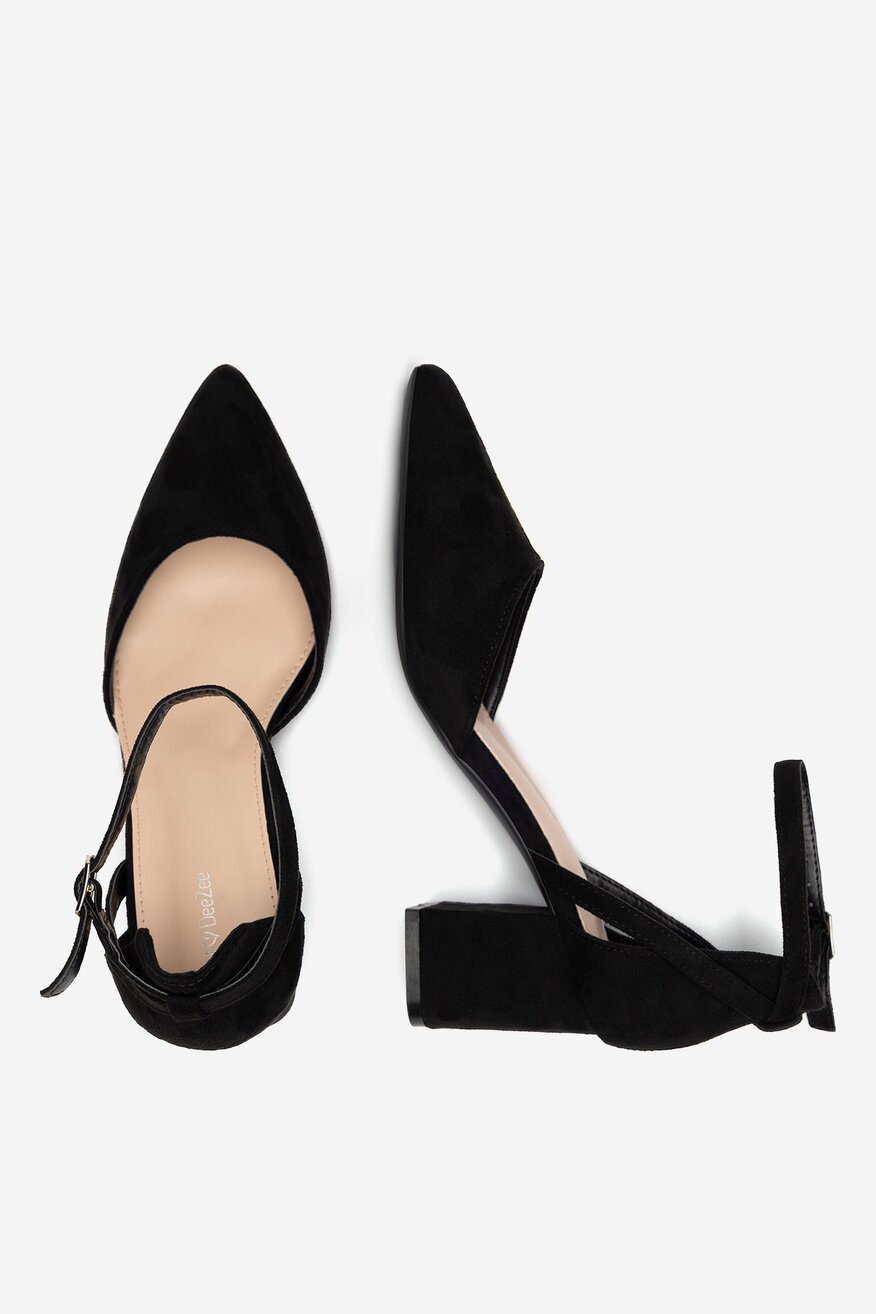 Pantofi cu toc DeeZee NEGRU - 5905588728351