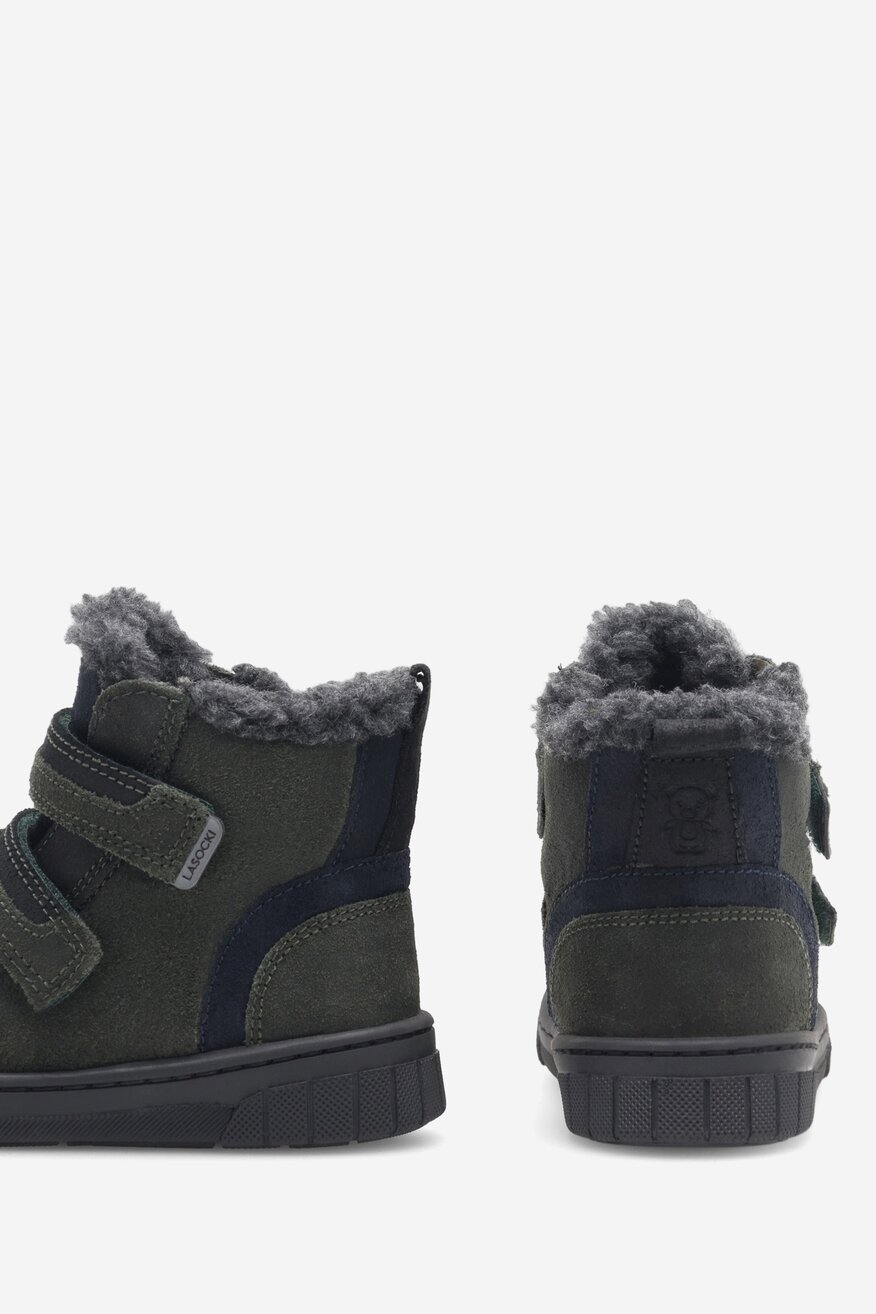 Lasocki Kids - Trzewiki skórzane ocieplane - 5905588121367