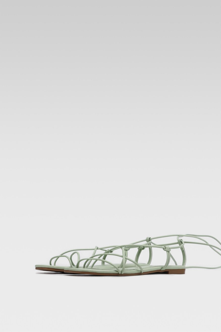 
                Jenny Fairy - Sandały rzymianki zielone - 5903698672939