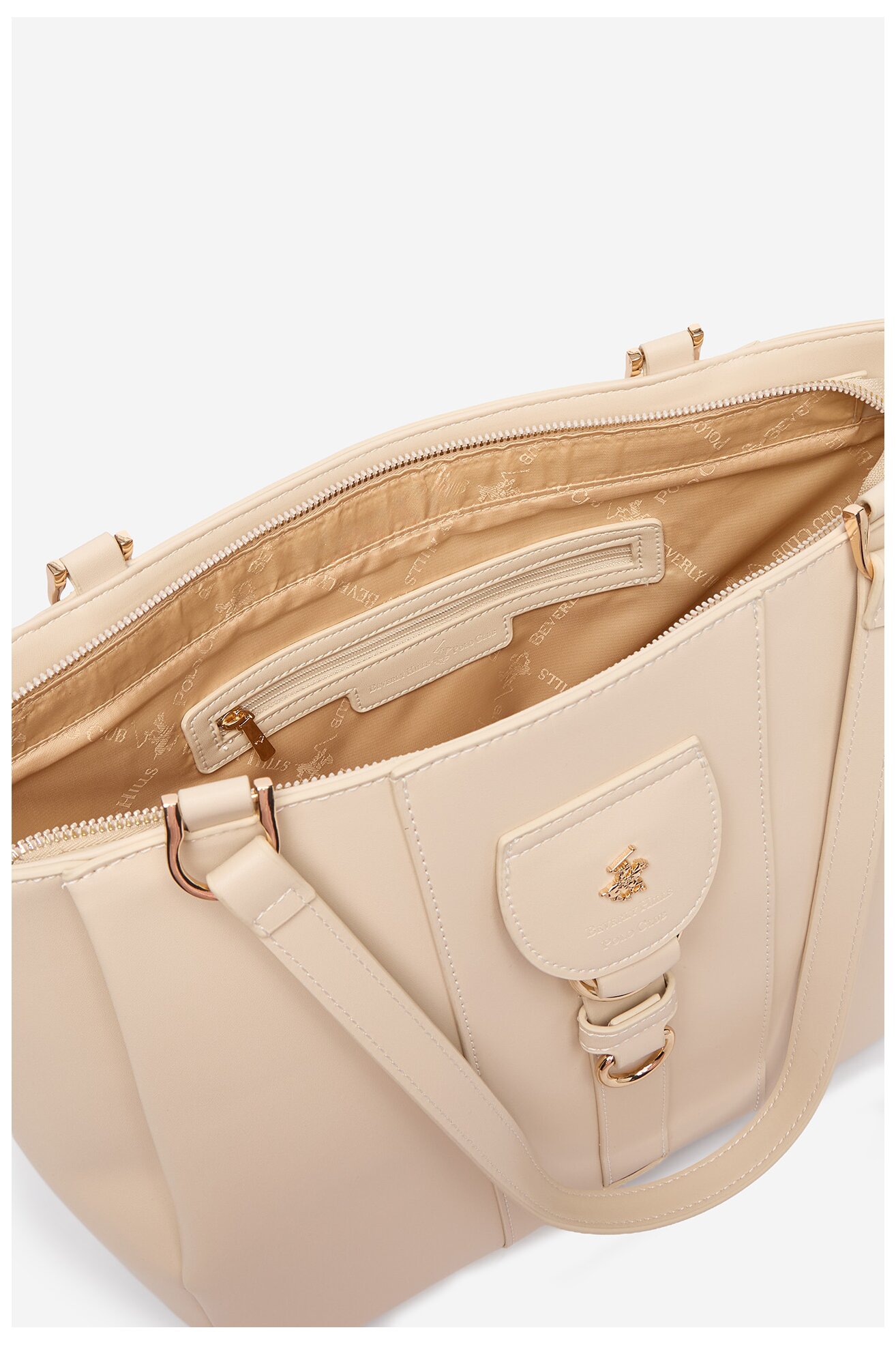 Сумка З Ремінцем Beverly Hills Polo Club CEO-BHPC-C-025-09 ІВОРИ