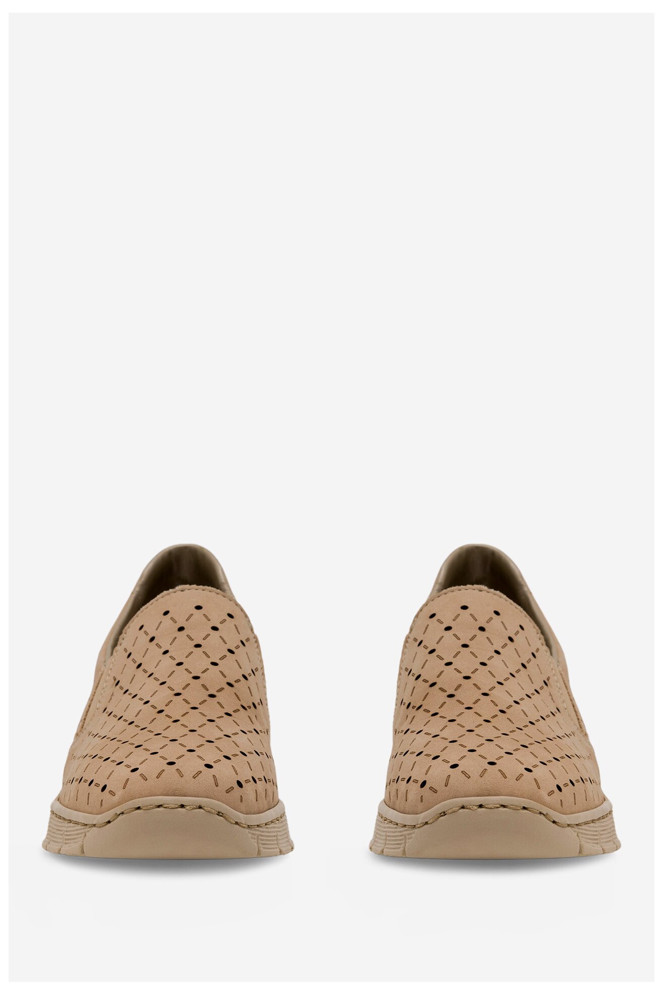 Половинки обувки Rieker 53795-60 БЕЖОВ