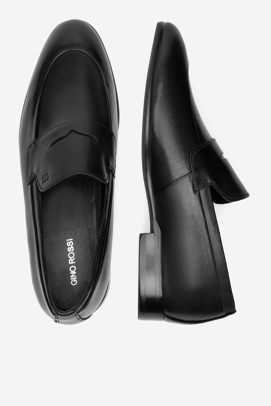 Gino Rossi - Loafersy skórzane - 5905588880653