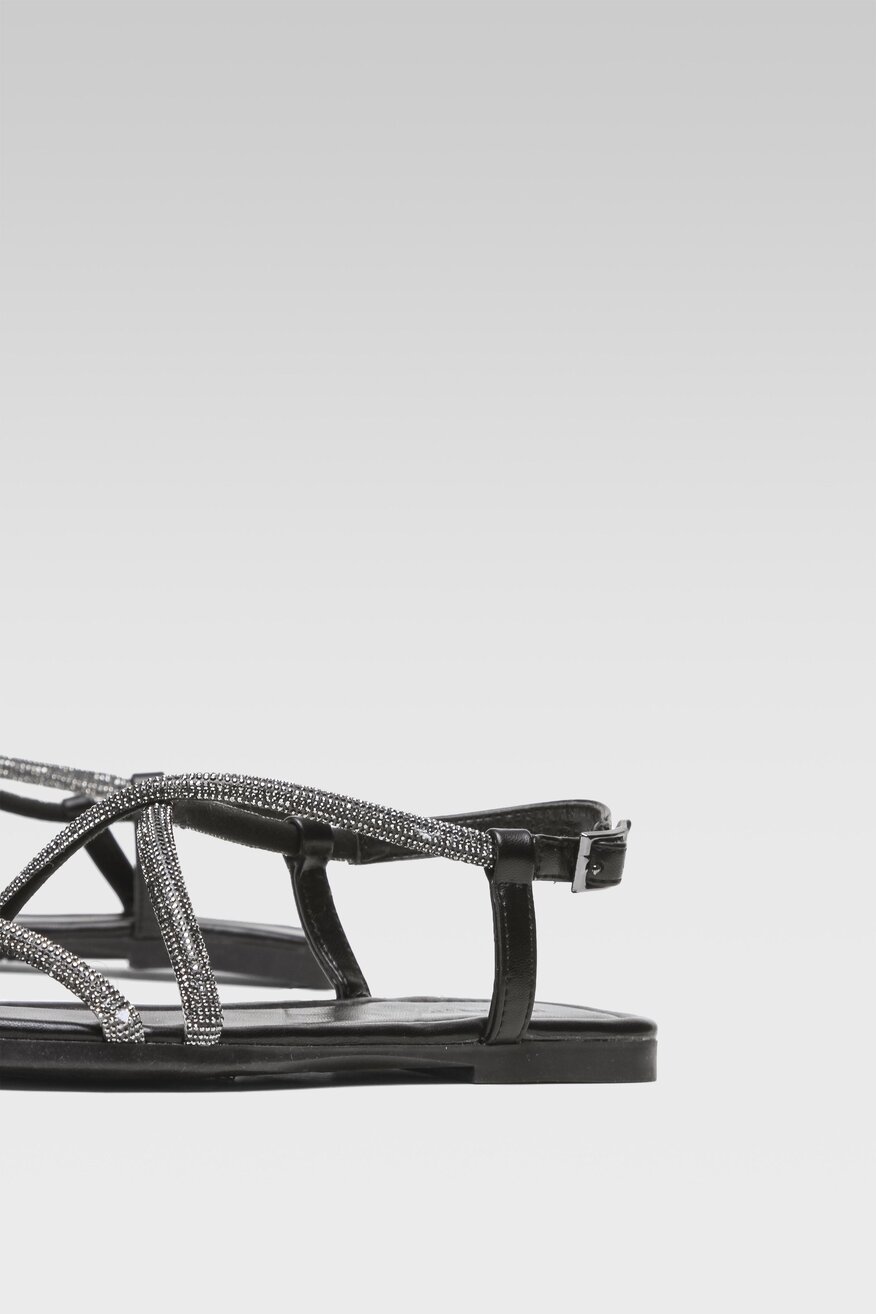 Jenny Fairy - Sandały czarne - 5904862775623