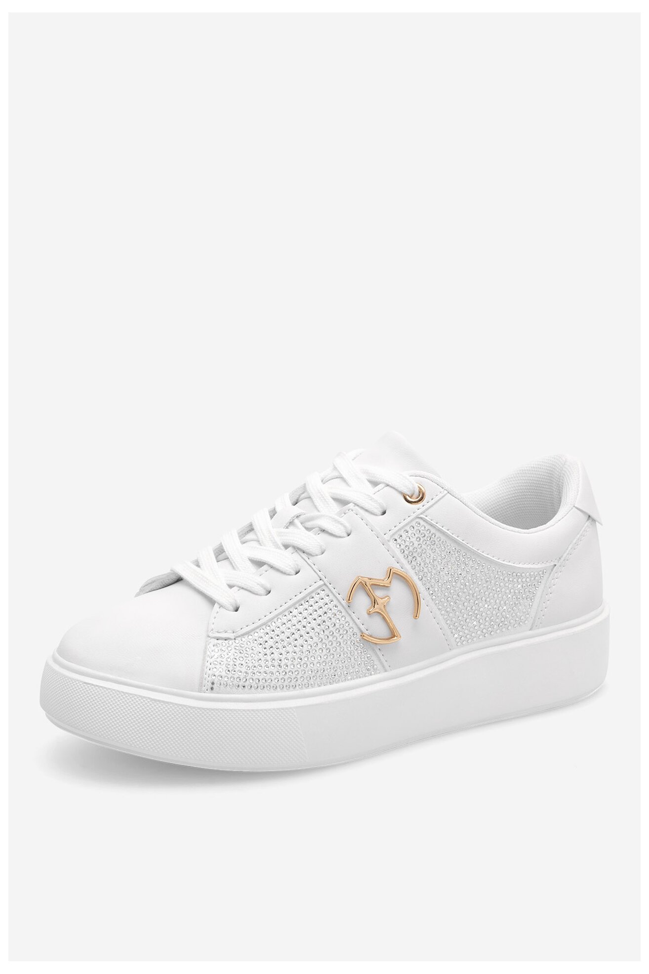 Sneakerși EVA MINGE WYL3358-8 ALB