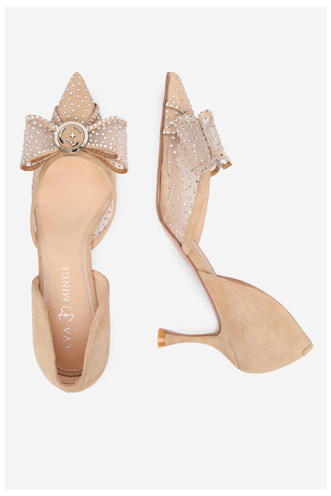 Körömcipő EVA MINGE EO-AVA-78096-202 BÉZS