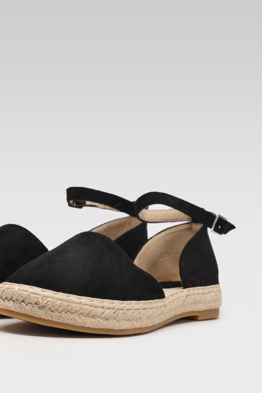 
                Jenny Fairy - Espadryle boho czarne - 5903698410531