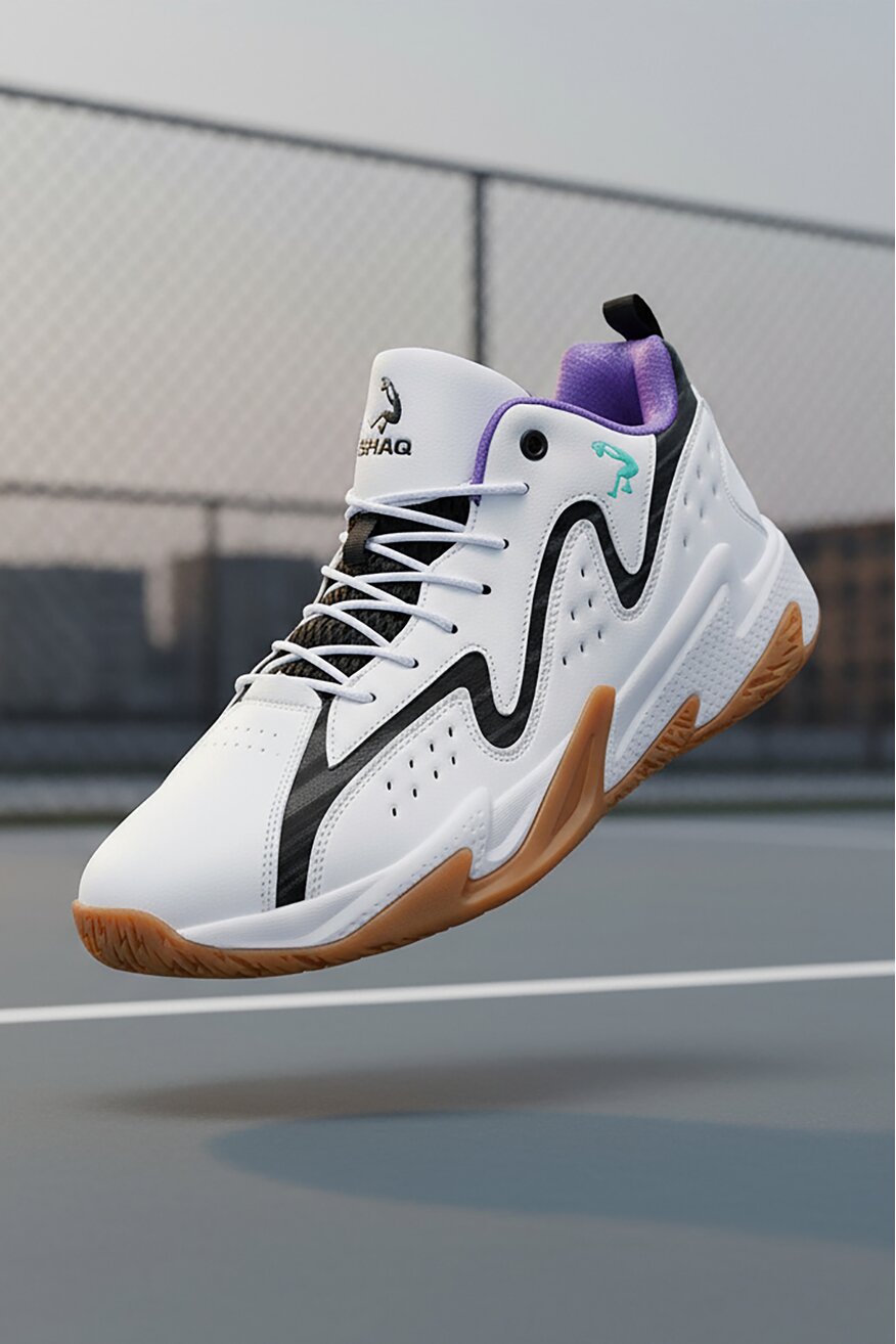 Încălțăminte sport SHAQ ALB - 5906751292945