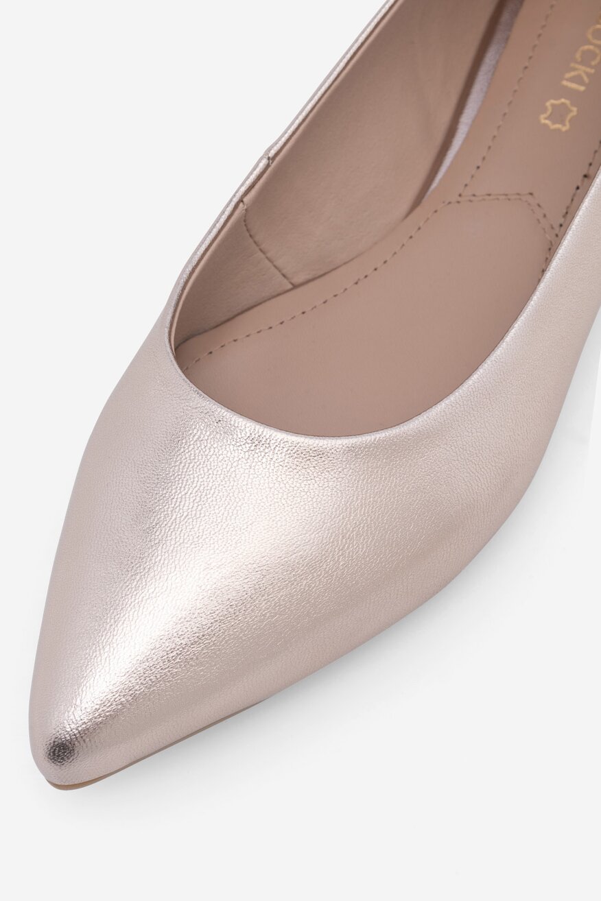 
                Lasocki - Skórzane baleriny - 5905588370703