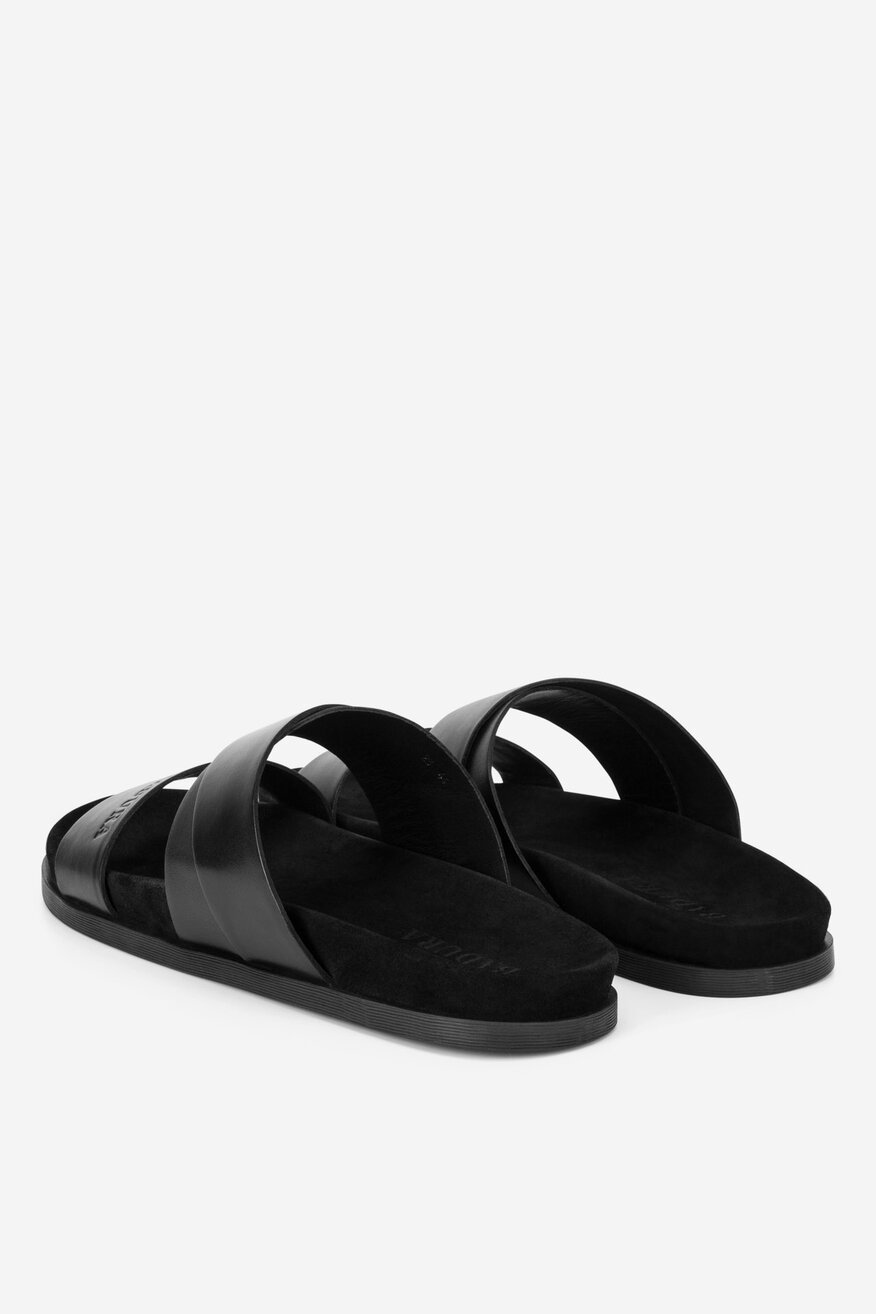 
                Badura - Klapki skórzane - 5905588585466