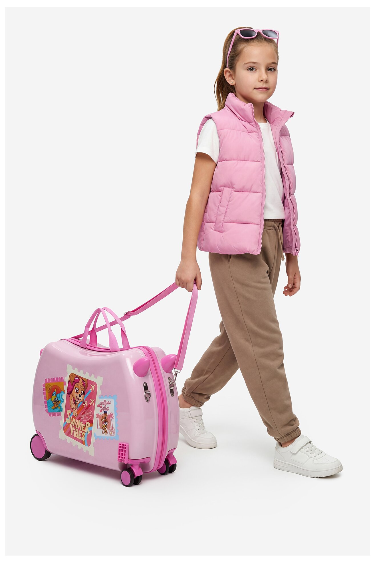Walizka Paw Patrol CEO-ACCCS-SS26-222PAW Różowy