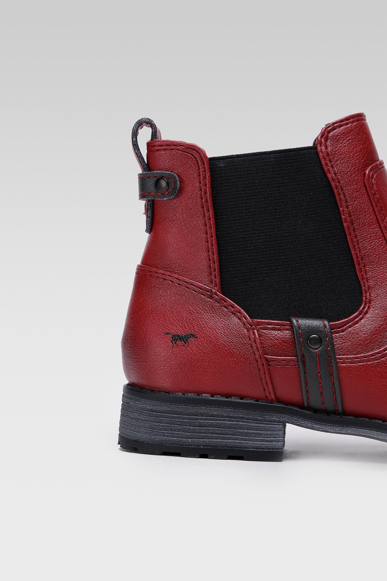 Botki Mustang 1265-522-5 Czerwony
