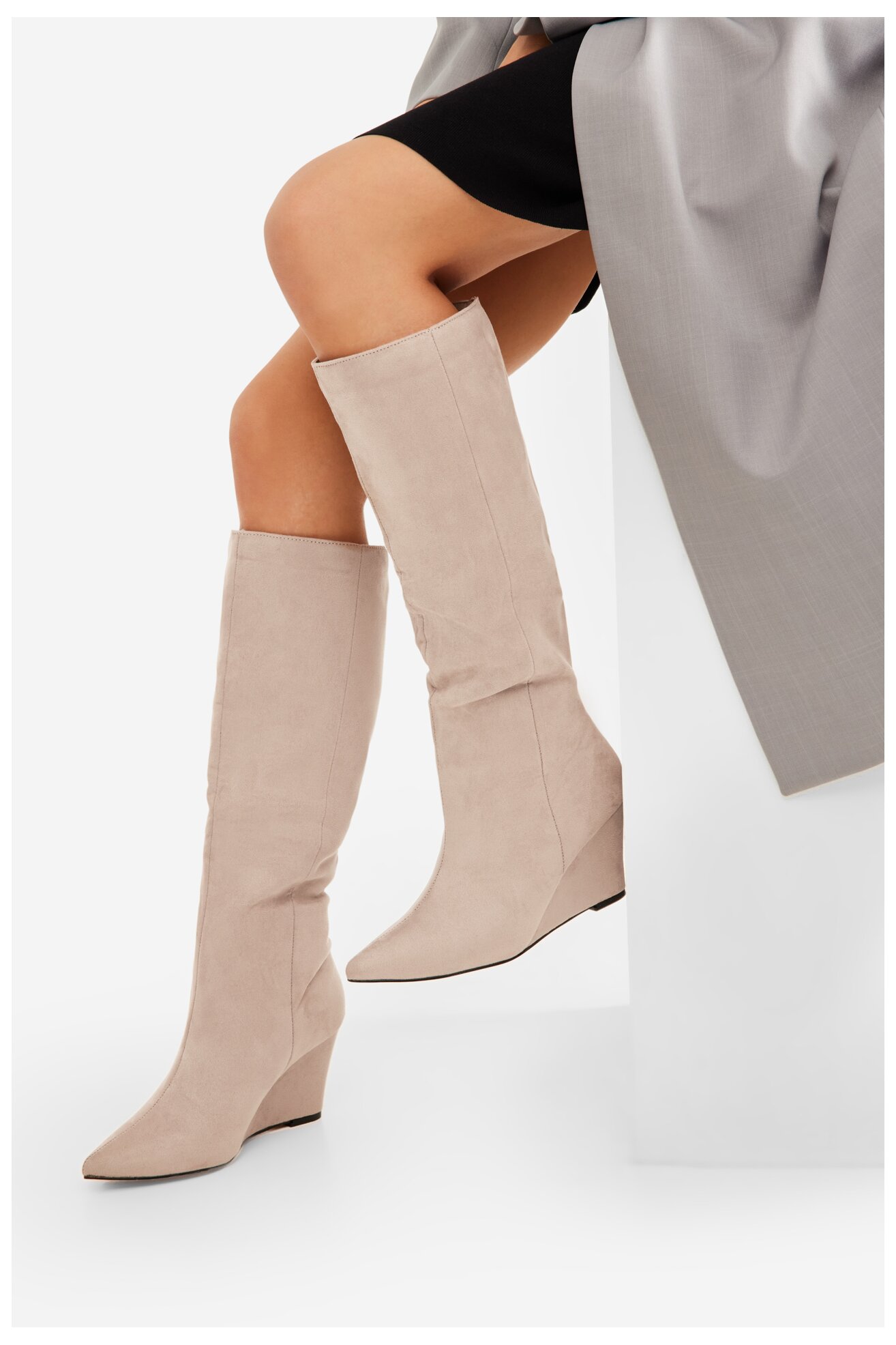 Kozaki Jenny Fairy WYL3859-5 Beżowy