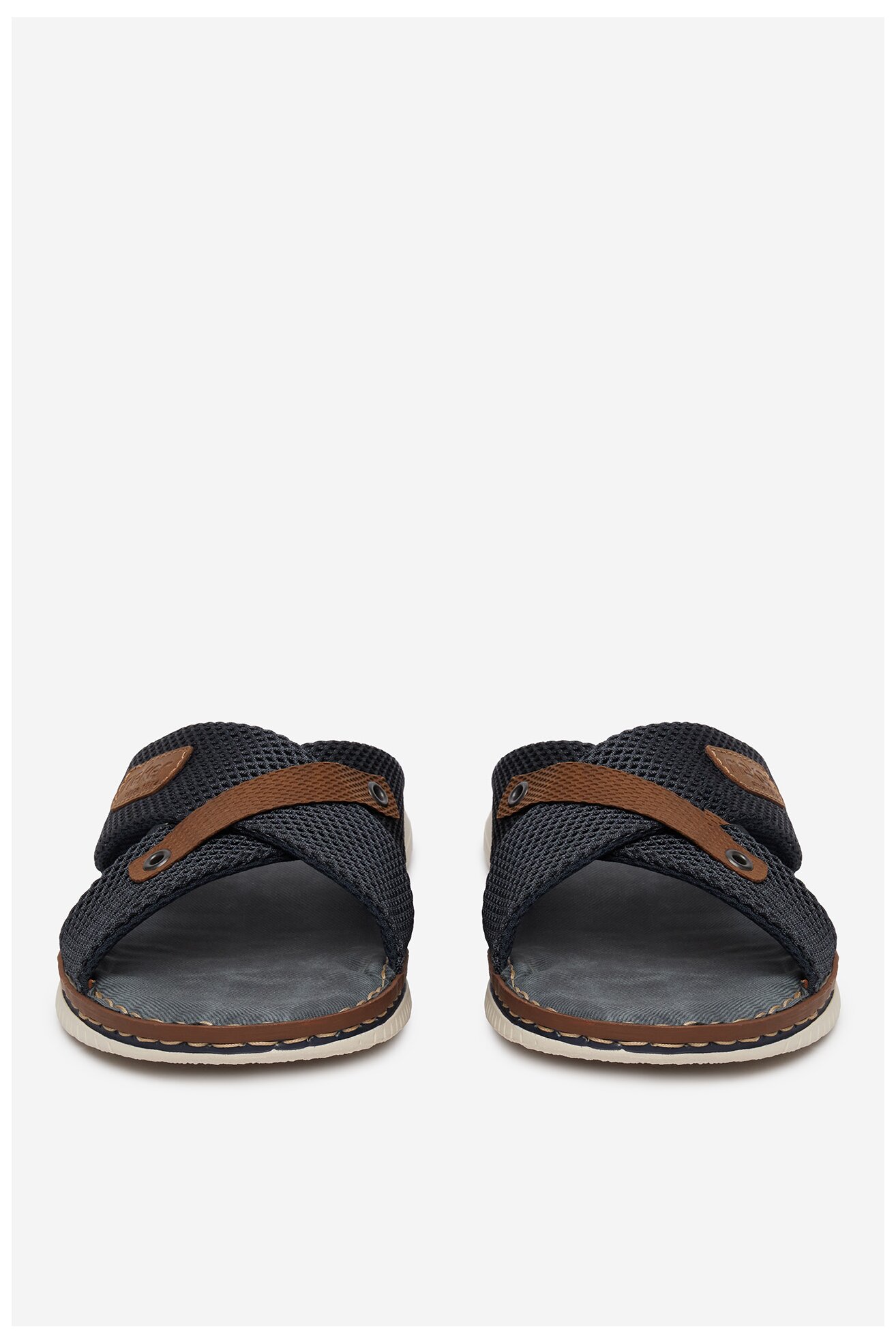 Klapki Rieker CEO-21340-14 Granatowy