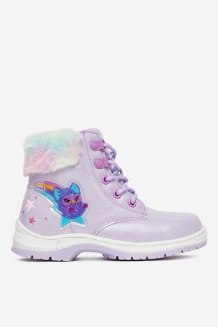 Duboke cipele FURBY CEO-CP23-AW25-131FUR PURPURNO CRVENA