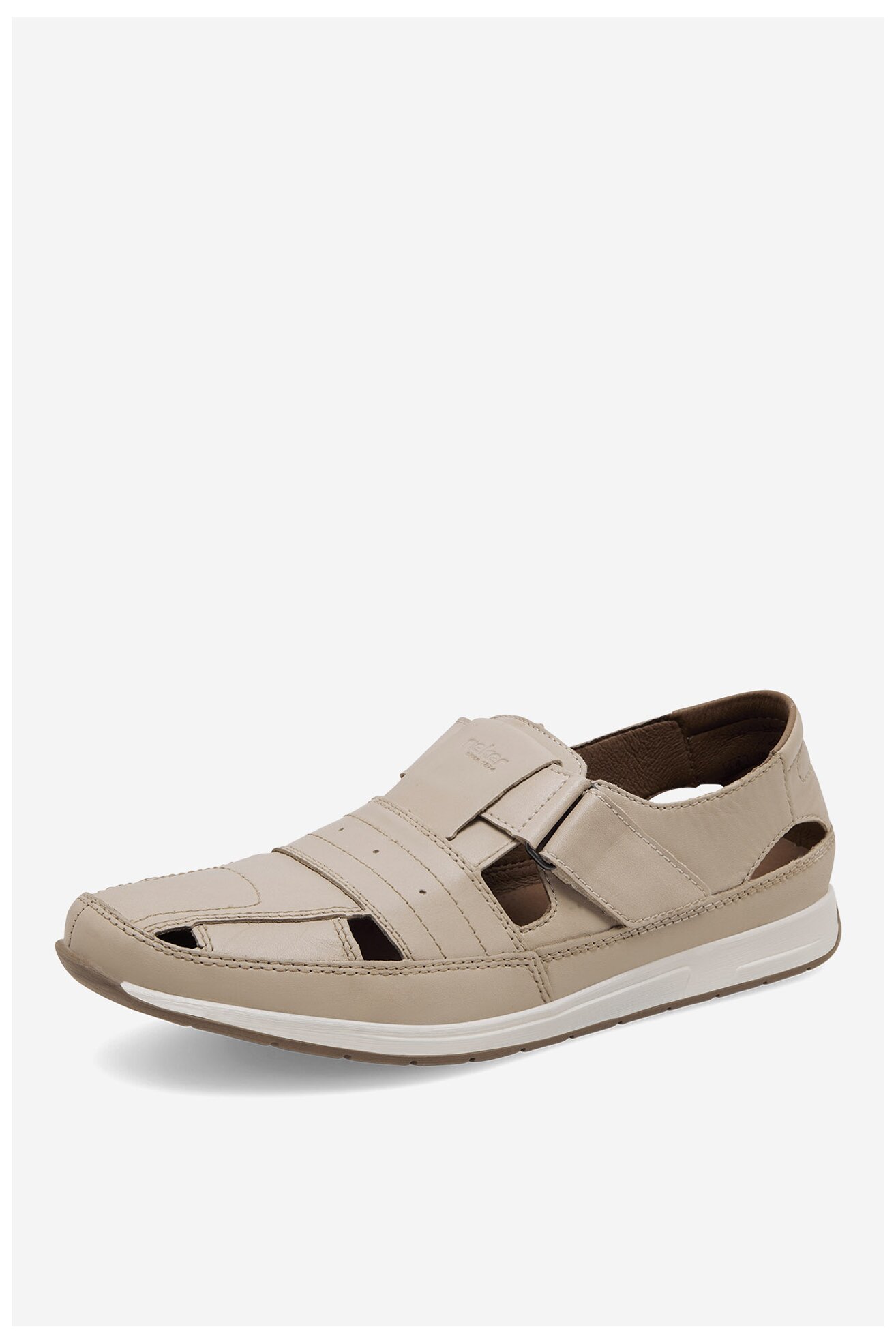 Półbuty Rieker 11951-60 Beżowy